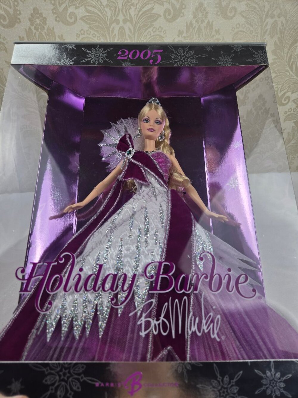 2005 Holiday Barbie Bob Mackie Doll New In Original Display Box Blonde Vintage - Picture 9 of 15